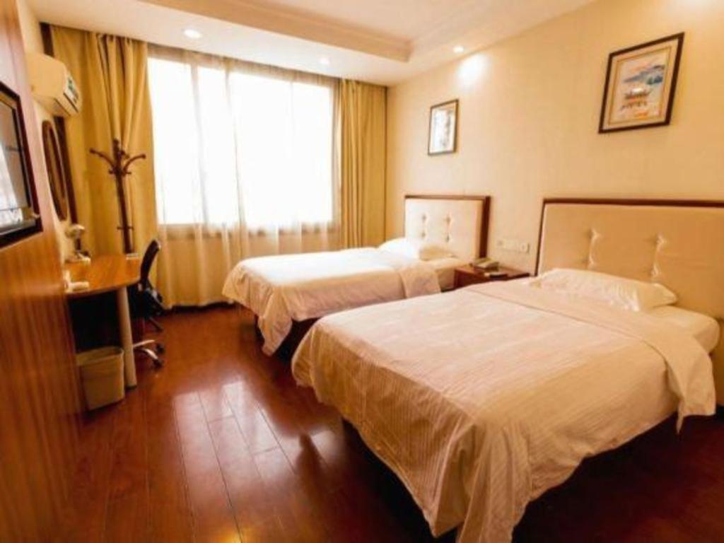 Greentree Inn Suzhou Guanqian Yangyuxiang Metro Station Business Hotel Exterior foto