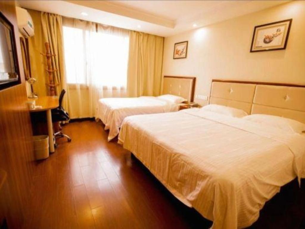 Greentree Inn Suzhou Guanqian Yangyuxiang Metro Station Business Hotel Exterior foto